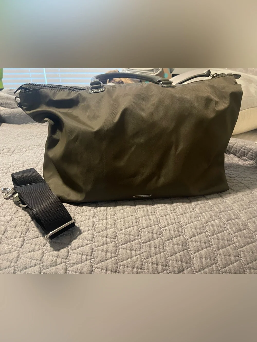Rebecca Minkoff SOLSTICE NYLON MOTT TOTE - Olive Green